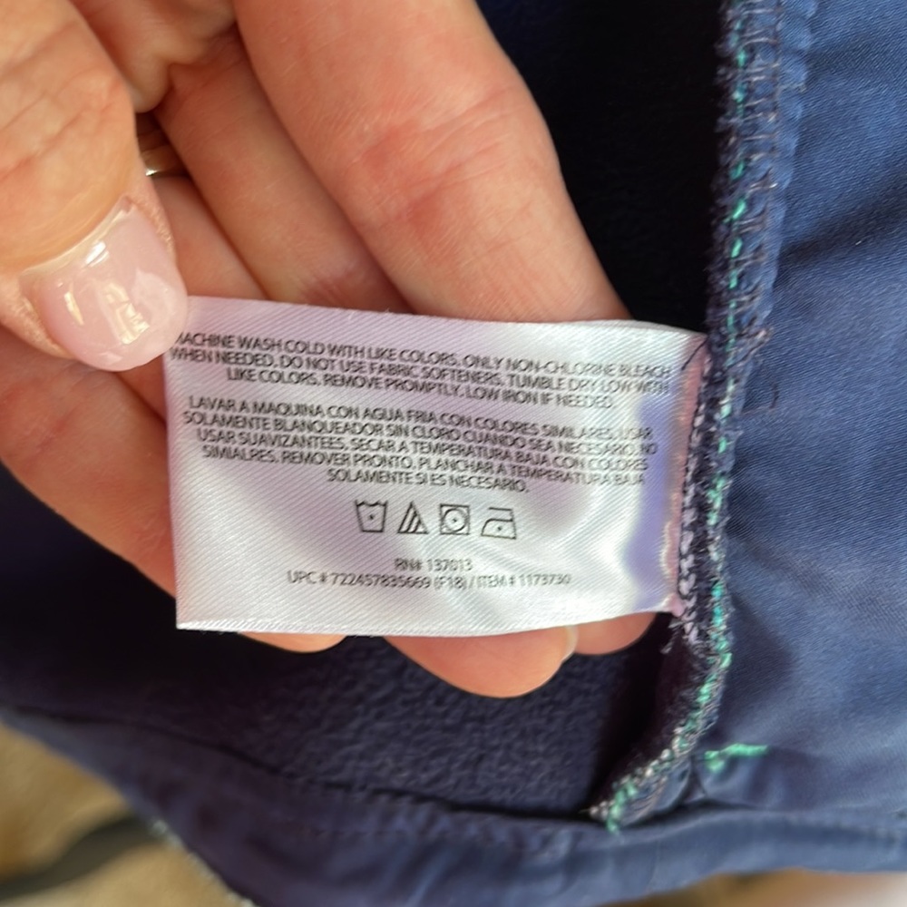 Orvis fleece lined button up pocketed flannel – women’s large - Picture 10 of 10